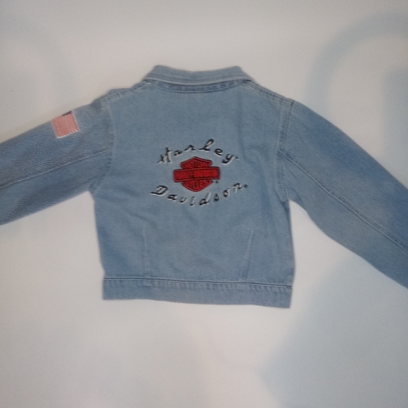 Harley Davidson jean jacket - Picture 2 of 6